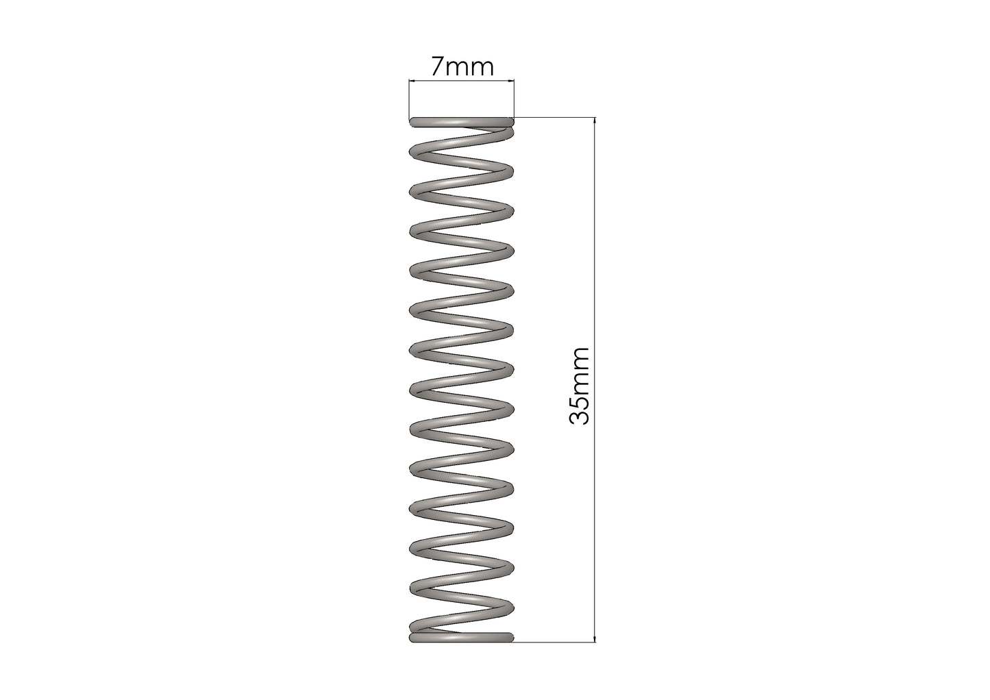 GFB Spares- Plunger spring for DV+ suits part numbers T9351-T9367 [6119]